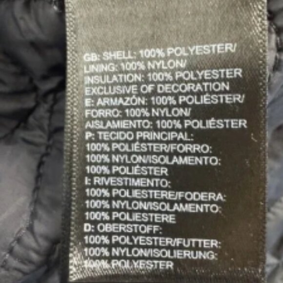 The North Face Thermoball Jacket Womens Small Blue Puffer Quilted Geometric - Picture 5 of 6